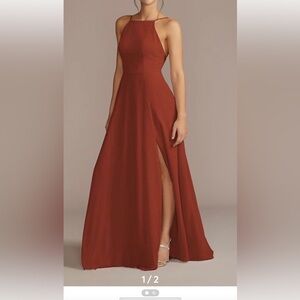 David’s bridal . Size 4-6 . Bridesmaid dress.  HEMMED FOR 5’2 HEIGHT